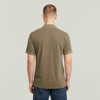 Dunda Overdyed Slim Polo Kortärmad