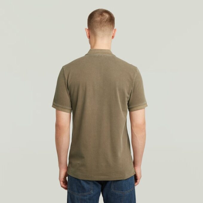 Dunda Overdyed Slim Polo Kortärmad Dunda Overdyed Slim Polo Kortärmad