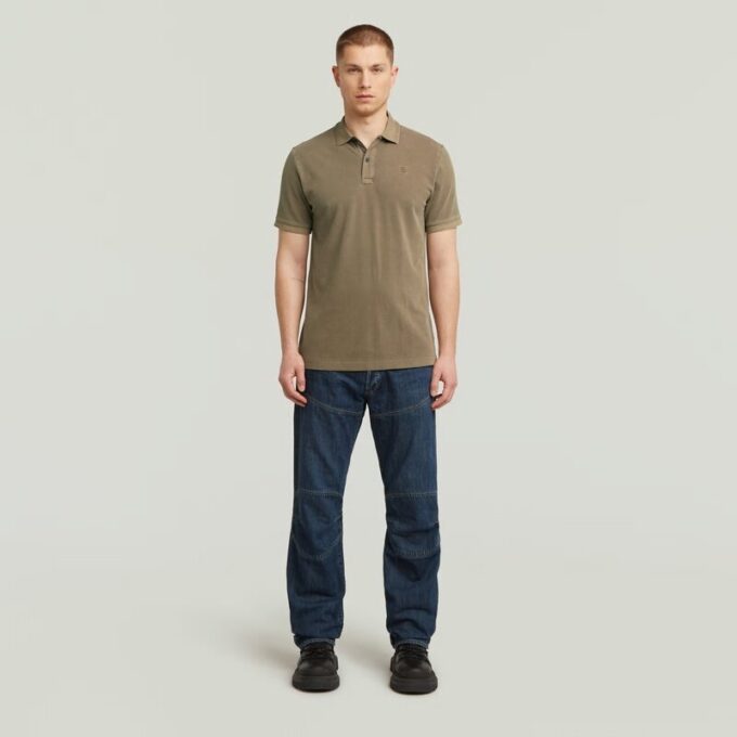 Dunda Overdyed Slim Polo Kortärmad Dunda Overdyed Slim Polo Kortärmad