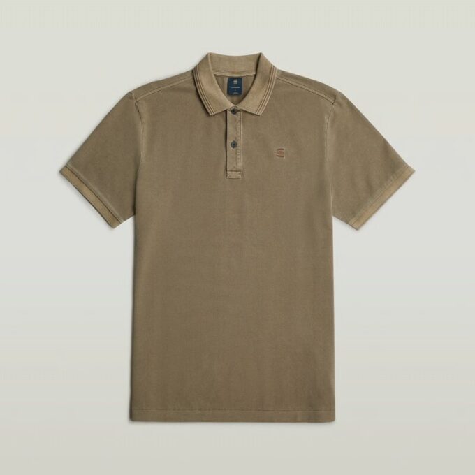 Dunda Overdyed Slim Polo Kortärmad Dunda Overdyed Slim Polo Kortärmad