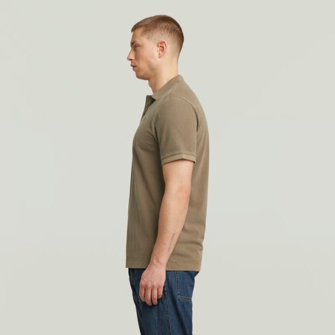 Dunda Overdyed Slim Polo Kortärmad Dunda Overdyed Slim Polo Kortärmad
