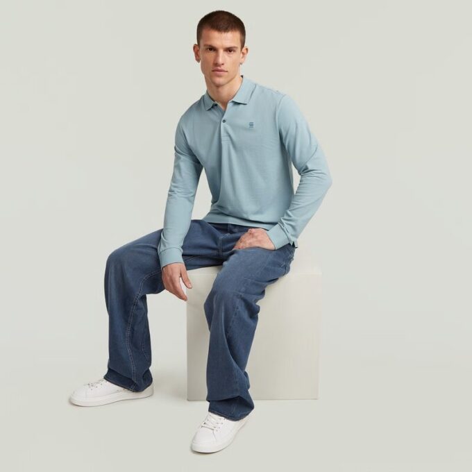 Dunda Slim Polo Långärmad Dunda Slim Polo Långärmad
