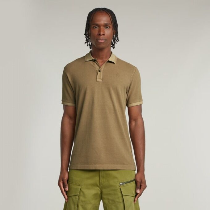 Dunda Överfärgad Slim Polo Dunda Överfärgad Slim Polo