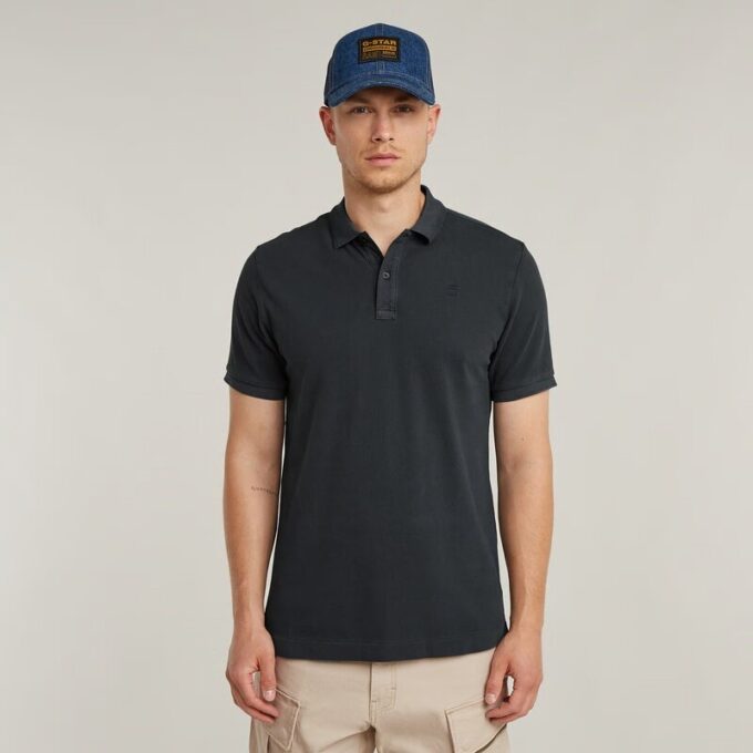 Dunda Överfärgad Slim Polo Dunda Överfärgad Slim Polo