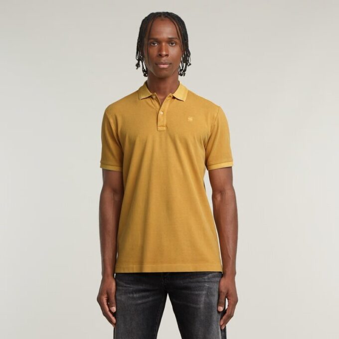 Dunda Överfärgad Slim Polo Dunda Överfärgad Slim Polo