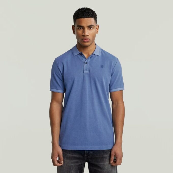 Dunda Överfärgad Slim Polo Dunda Överfärgad Slim Polo
