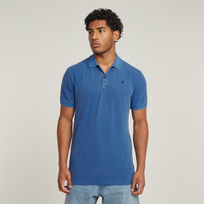 Dunda Överfärgad Slim Polo Dunda Överfärgad Slim Polo