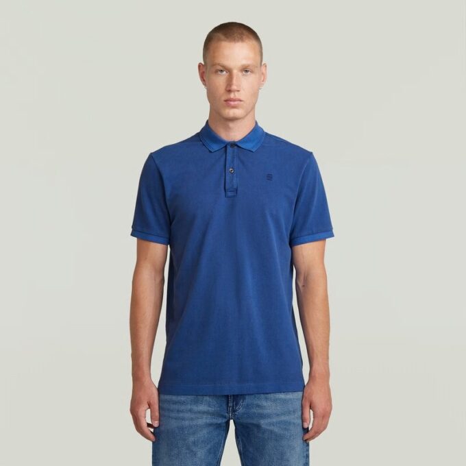 Dunda Överfärgad Slim Polo Dunda Överfärgad Slim Polo