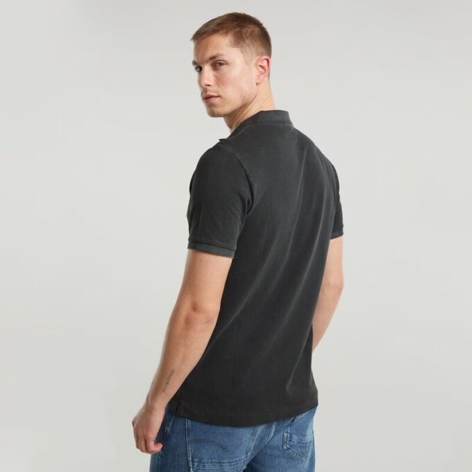 Dunda Överfärgad Slim Polo Dunda Överfärgad Slim Polo
