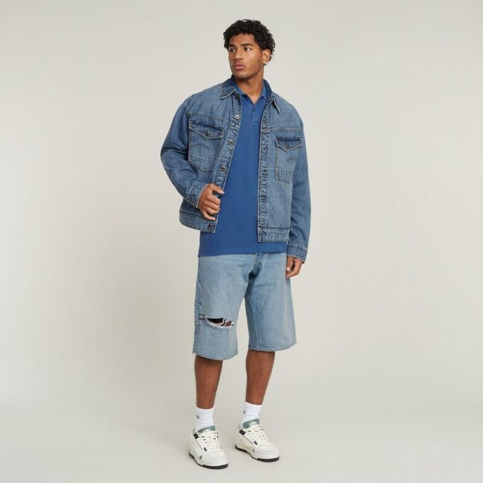 Dunda Överfärgad Slim Polo Dunda Överfärgad Slim Polo