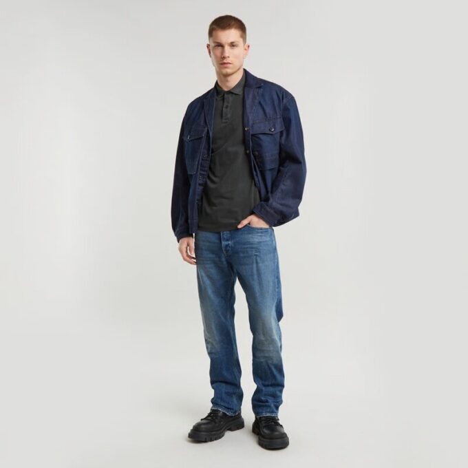 Dunda Överfärgad Slim Polo Dunda Överfärgad Slim Polo
