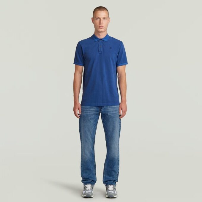 Dunda Överfärgad Slim Polo Dunda Överfärgad Slim Polo
