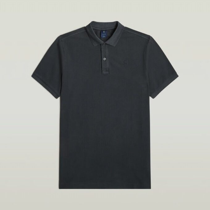 Dunda Överfärgad Slim Polo Dunda Överfärgad Slim Polo