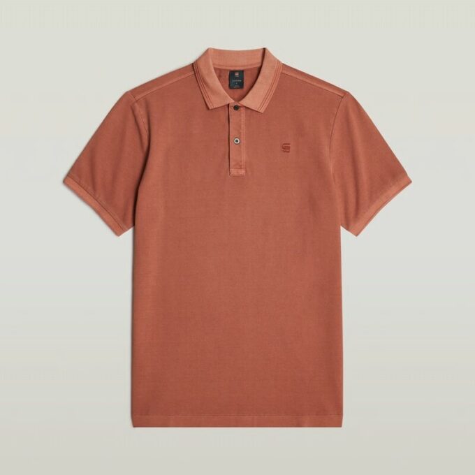 Dunda Överfärgad Slim Polo Dunda Överfärgad Slim Polo