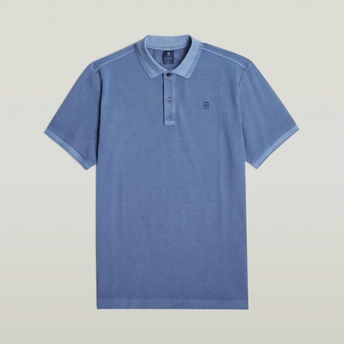 Dunda Överfärgad Slim Polo Dunda Överfärgad Slim Polo