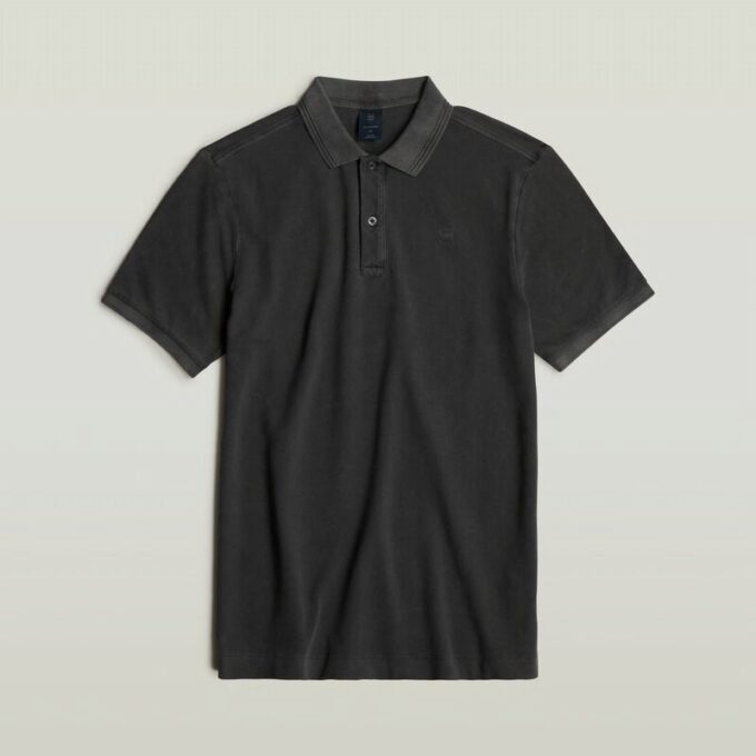 Dunda Överfärgad Slim Polo Dunda Överfärgad Slim Polo