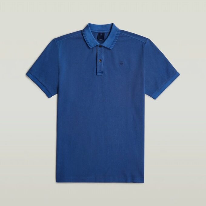 Dunda Överfärgad Slim Polo Dunda Överfärgad Slim Polo