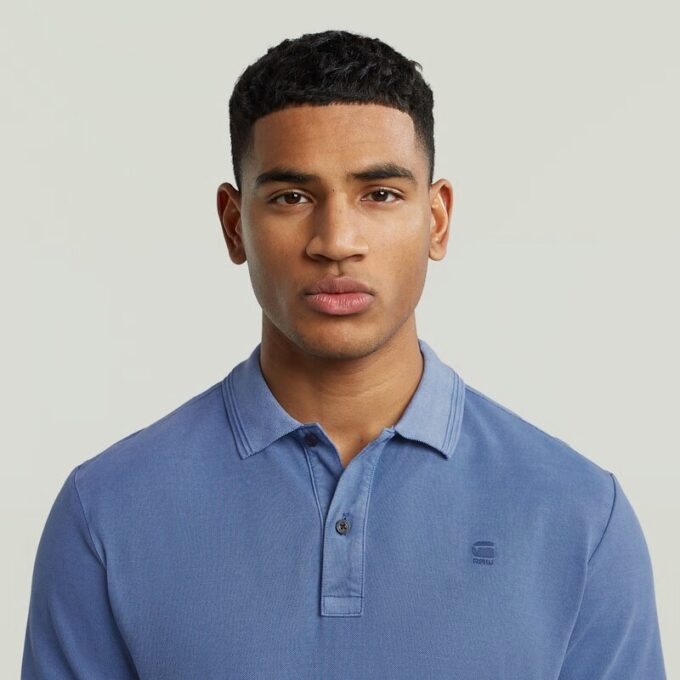 Dunda Överfärgad Slim Polo Dunda Överfärgad Slim Polo