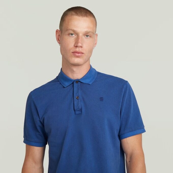 Dunda Överfärgad Slim Polo Dunda Överfärgad Slim Polo