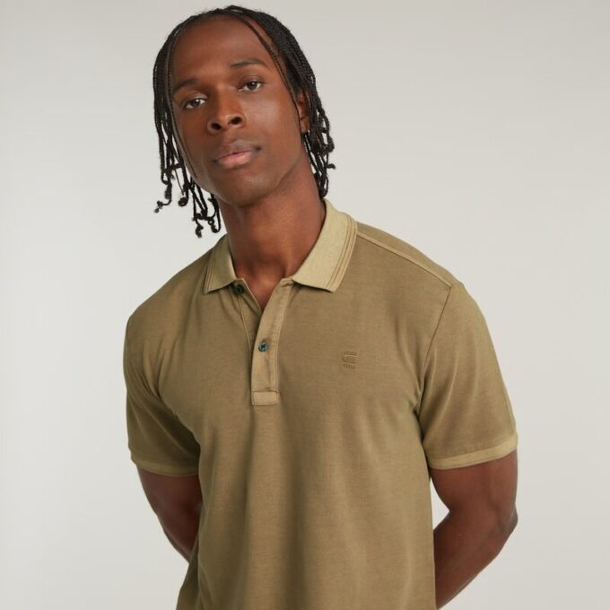 Dunda Överfärgad Slim Polo Dunda Överfärgad Slim Polo