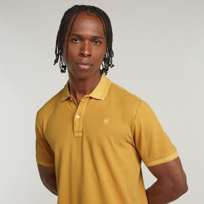 Dunda Överfärgad Slim Polo Dunda Överfärgad Slim Polo
