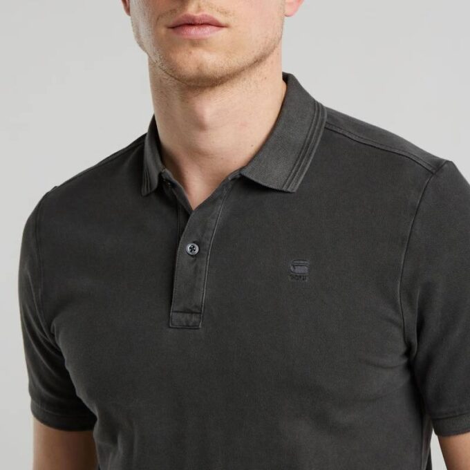 Dunda Överfärgad Slim Polo Dunda Överfärgad Slim Polo