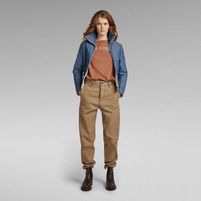 E Selvedge Avsmalnande Chino