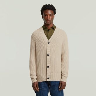 Essential Cardigan Stickad