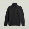 Essential Half Zip Stickad Essential Half Zip Stickad