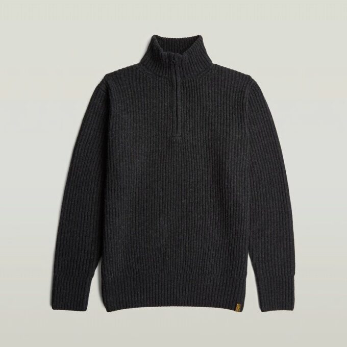 Essential Half Zip Stickad Essential Half Zip Stickad