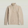 Essential Half Zip Stickad Essential Half Zip Stickad