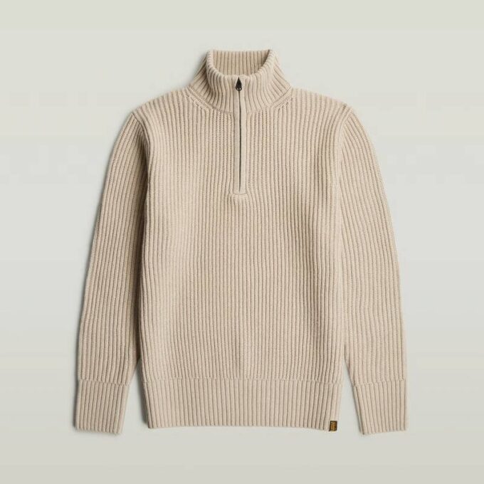 Essential Half Zip Stickad Essential Half Zip Stickad