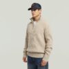 Essential Half Zip Stickad Essential Half Zip Stickad