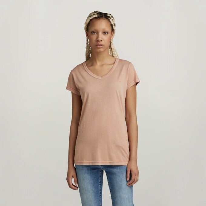 Eyben Slim T-shirt Överfärgad Eyben Slim T-shirt Överfärgad