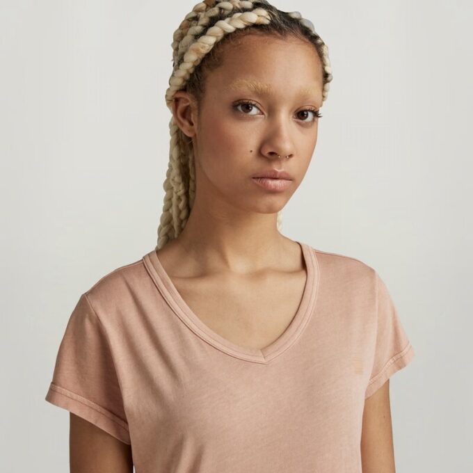 Eyben Slim T-shirt Överfärgad Eyben Slim T-shirt Överfärgad