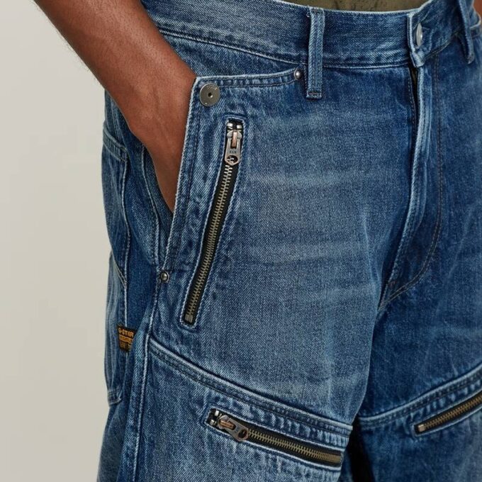 Fallskärms 3D-jeans Fallskärms 3D-jeans