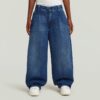 Flicka Plisserade Chino Lösa Jeans Med Toppar Flicka Plisserade Chino Lösa Jeans Med Toppar