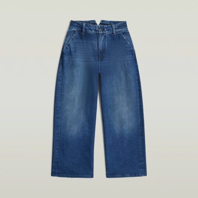 Flicka Plisserade Chino Lösa Jeans Med Toppar Flicka Plisserade Chino Lösa Jeans Med Toppar