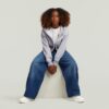 Flicka Plisserade Chino Lösa Jeans Med Toppar Flicka Plisserade Chino Lösa Jeans Med Toppar