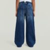 Flickjeans med hög lös passform och barrel utility-mönster Flickjeans med hög lös passform och barrel utility-mönster