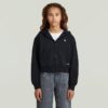 Flickor AR Hooded Zipp Cropped Cardigan Flickor AR Hooded Zipp Cropped Cardigan