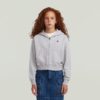 Flickor AR Hooded Zipp Cropped Cardigan Flickor AR Hooded Zipp Cropped Cardigan