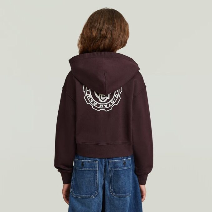 Flickor AR Hooded Zipp Cropped Cardigan Flickor AR Hooded Zipp Cropped Cardigan