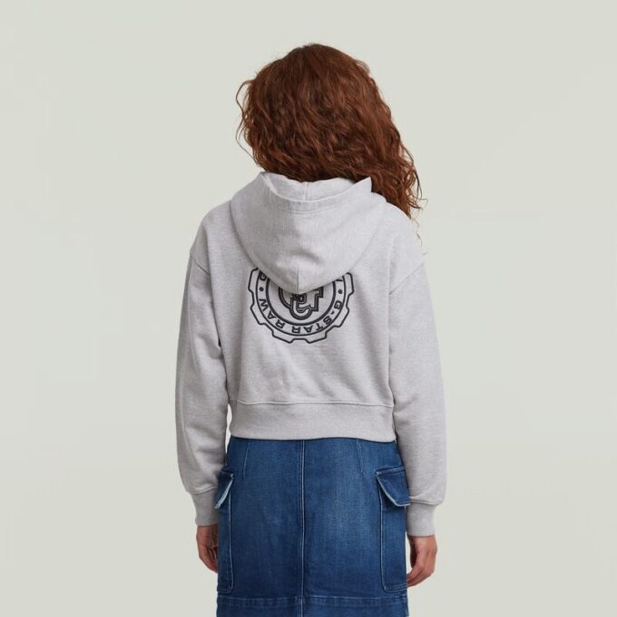 Flickor AR Hooded Zipp Cropped Cardigan Flickor AR Hooded Zipp Cropped Cardigan