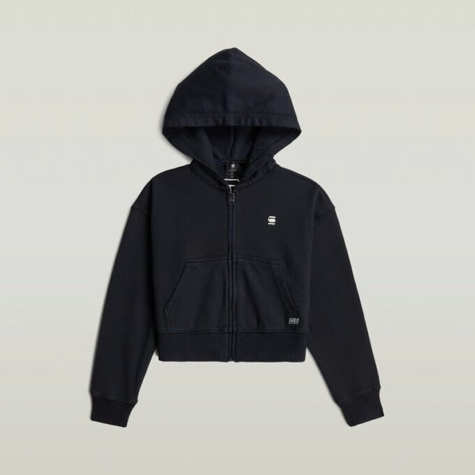 Flickor AR Hooded Zipp Cropped Cardigan Flickor AR Hooded Zipp Cropped Cardigan