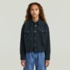Flickor Beskuren T-shirt Med Fickor Flickor Beskuren T-shirt Med Fickor
