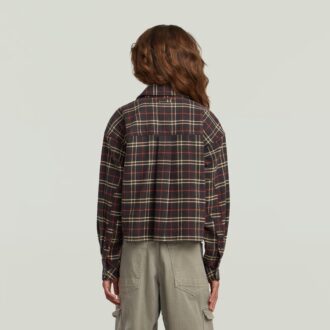 Flickor Beskuren T-shirt Med Fickor Flickor Beskuren T-shirt Med Fickor