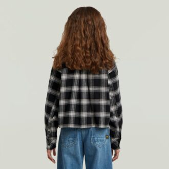 Flickor Beskuren T-shirt Med Fickor Flickor Beskuren T-shirt Med Fickor