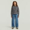 Flickor Beskuren T-shirt Med Fickor Flickor Beskuren T-shirt Med Fickor