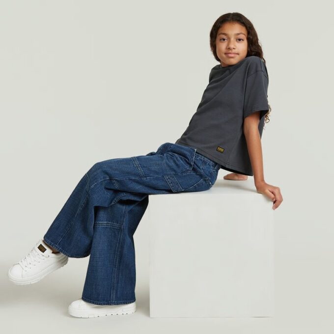 Flickor Bowey 3D Extreme Carpenter Loose Jeans Flickor Bowey 3D Extreme Carpenter Loose Jeans